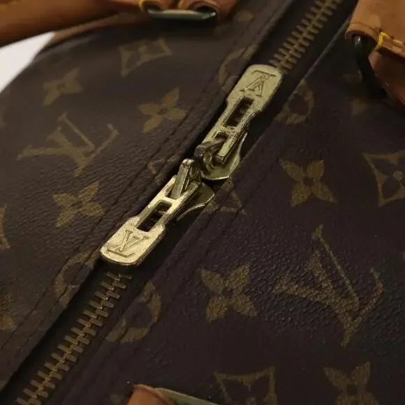 LOUIS VUITTON Monogram Keepall 55 Boston Bag M41424